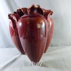 Vase Amphore Triple Art Nouveau attribuable à Clément MASSIER à VALLAURIS, 1900