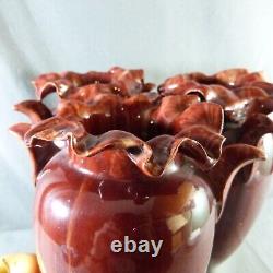Vase Amphore Triple Art Nouveau attribuable à Clément MASSIER à VALLAURIS, 1900
