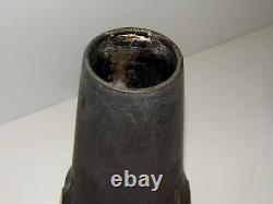 Vase Antique Important Ceramique Lustree Signe Clement Massier Decor Flammee