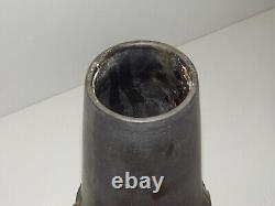 Vase Antique Important Ceramique Lustree Signe Clement Massier Decor Flammee
