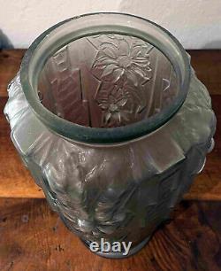 Vase Art Nouveau / Art Déco vers 1920 cf. Legras Lalique