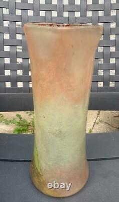 Vase Art Nouveau Attribué à Legras Peint à la main