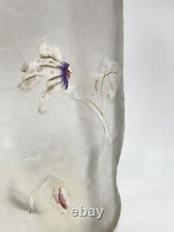 Vase Art Nouveau Aux Violettes Legras Montjoye