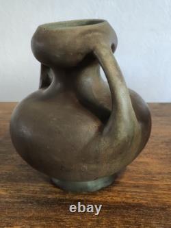 Vase Art Nouveau En GRÈS Signé ALLONNE (OISE)
