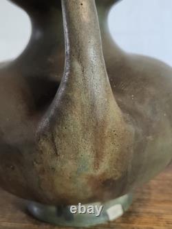 Vase Art Nouveau En GRÈS Signé ALLONNE (OISE)