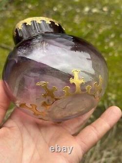 Vase Art Nouveau & France Vers 1900 & Dans L'esprit De Legras Non Signé