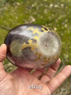 Vase Art Nouveau & France Vers 1900 & Dans L'esprit De Legras Non Signé