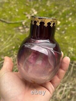 Vase Art Nouveau & France Vers 1900 & Dans L'esprit De Legras Non Signé