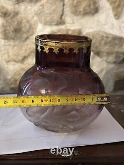 Vase Art Nouveau & France Vers 1900 & Dans L'esprit De Legras Non Signé