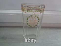 Vase Art Nouveau Josef Hoffmann Riedel Polaun Secession Viennoise 1900