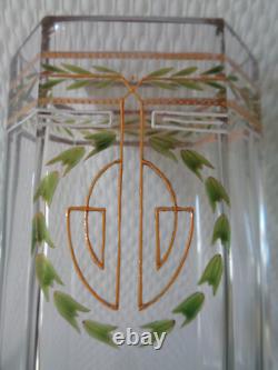 Vase Art Nouveau Josef Hoffmann Riedel Polaun Secession Viennoise 1900