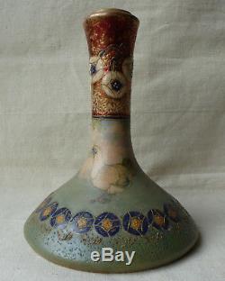 Vase Art Nouveau Paul Dachsel céramique 1900 Turn Teplitz Austria