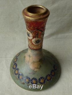 Vase Art Nouveau Paul Dachsel céramique 1900 Turn Teplitz Austria
