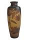 Vase Art Nouveau d'argental de Paul Nicolas à Décor De Clématites