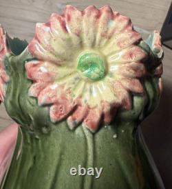 Vase Art Nouveau en barbotine de Francis Masse(178)Début 20 Siècle(Voir Fotos)