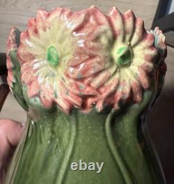 Vase Art Nouveau en barbotine de Francis Masse(178)Début 20 Siècle(Voir Fotos)