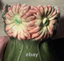 Vase Art Nouveau en barbotine de Francis Masse(178)Début 20 Siècle(Voir Fotos)