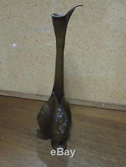Vase Art Nouveau en bronze signé Maurel Epoque XIX°
