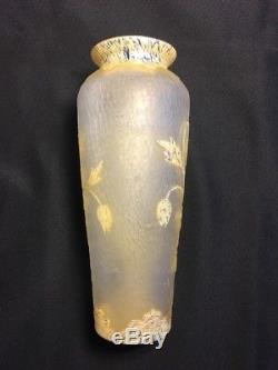 Vase Art Nouveau en cristal Legras Montjoye Saint-Denis / Antique crystal vase