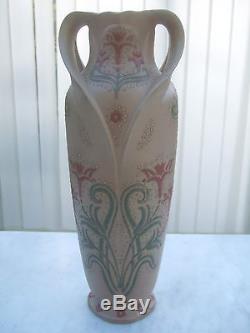 Vase Art-Nouveau en grès de Gien