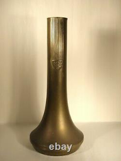 Vase Art Nouveau en laiton