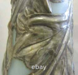 Vase Art Nouveau en pâte de verre France antiquités