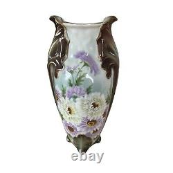 Vase Art Nouveau k&g luneville Décor Reine Marguerite