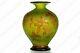 Vase Art Nouveau vert par Saint-Louis. Green Art Nouveau vase by Saint-Louis
