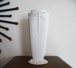 Vase Art nouveau en biscuit modèle LIBELLULE par Christofle