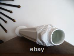 Vase Art nouveau en biscuit modèle LIBELLULE par Christofle