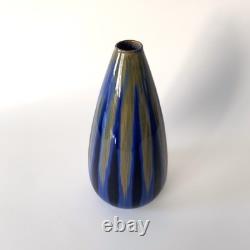 Vase Art nouveau en faïence émaillée de Gustave de Bruyn, Fives-Lille 1910s