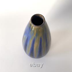 Vase Art nouveau en faïence émaillée de Gustave de Bruyn, Fives-Lille 1910s