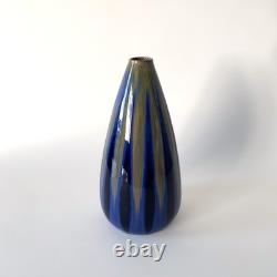 Vase Art nouveau en faïence émaillée de Gustave de Bruyn, Fives-Lille 1910s