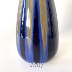 Vase Art nouveau en faïence émaillée de Gustave de Bruyn, Fives-Lille 1910s