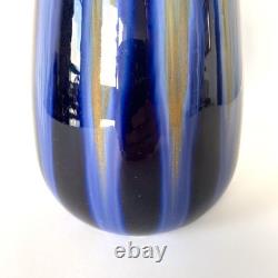 Vase Art nouveau en faïence émaillée de Gustave de Bruyn, Fives-Lille 1910s