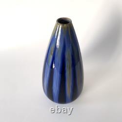 Vase Art nouveau en faïence émaillée de Gustave de Bruyn, Fives-Lille 1910s
