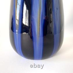 Vase Art nouveau en faïence émaillée de Gustave de Bruyn, Fives-Lille 1910s