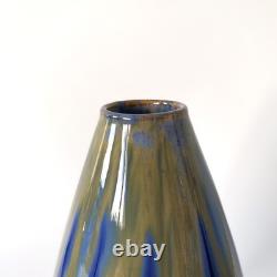 Vase Art nouveau en faïence émaillée de Gustave de Bruyn, Fives-Lille 1910s