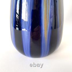 Vase Art nouveau en faïence émaillée de Gustave de Bruyn, Fives-Lille 1910s