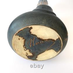 Vase Art nouveau en grès de Puisaye flammé, Maure & Lebret Poterie des Ligers