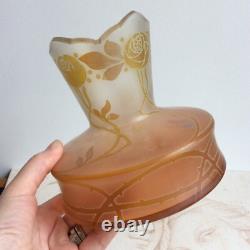 Vase Beyermann & Co Haida Art Nouveau 1910 Décor de Roses