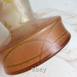 Vase Beyermann & Co Haida Art Nouveau 1910 Décor de Roses