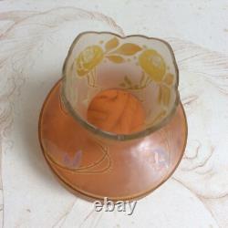 Vase Beyermann & Co Haida Art Nouveau 1910 Décor de Roses