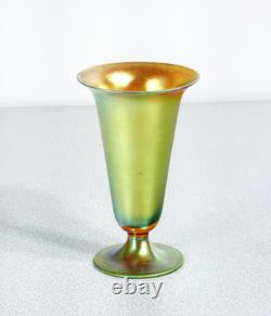 Vase Calice WMF Série Myra Verre Soufflé Iridescent Époque 1930S Art Nouveau