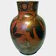 Vase Chalcographie Boch Freres Keramis Art Nouveau 1900 Decor Vigne