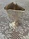 Vase Christofle Metal Argente Edition Palm Vase Michele Oka Donner
