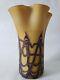 Vase Circa, Design Artistique Moderniste Style Art Nouveau en Pâte de verre