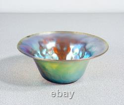 Vase Coupe WMF Série Myra Verre Soufflé Iridescent Époque 1930S Art Nouveau