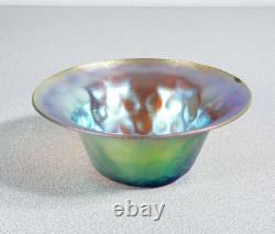 Vase Coupe WMF Série Myra Verre Soufflé Iridescent Époque 1930S Art Nouveau