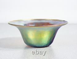 Vase Coupe WMF Série Myra Verre Soufflé Iridescent Époque 1930S Art Nouveau
